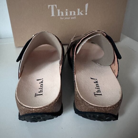 NIB - Think! MIZZI Sandals - Black - Picture 8 of 10